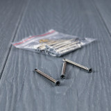 FeelingWood Endklammer-Schrauben (Edelstahl), Grau, 1 Packung