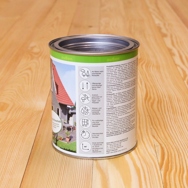 Osmo Nr. 906 / Holzschutz Öl-Lasur Perlgrau