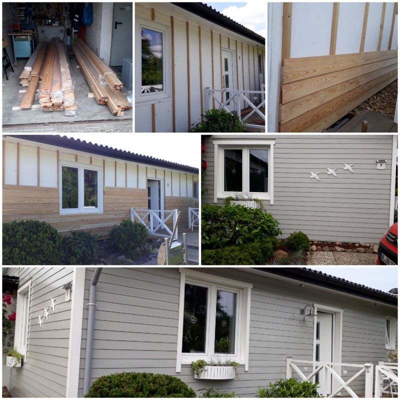 Fassadenprofil Keilstülpschalung, 14/22 x 145 mm, C Sortierung