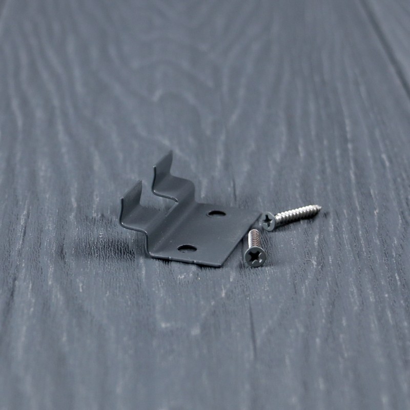 Bausatz, FeelingWood WPC Terrassendielen mit Klick-System, Grau