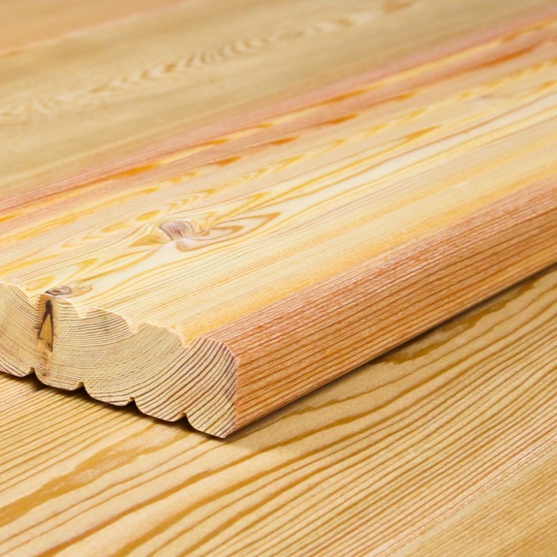 Terrassendielen grob genutet, 27 x 142 mm, B/C Sortierung