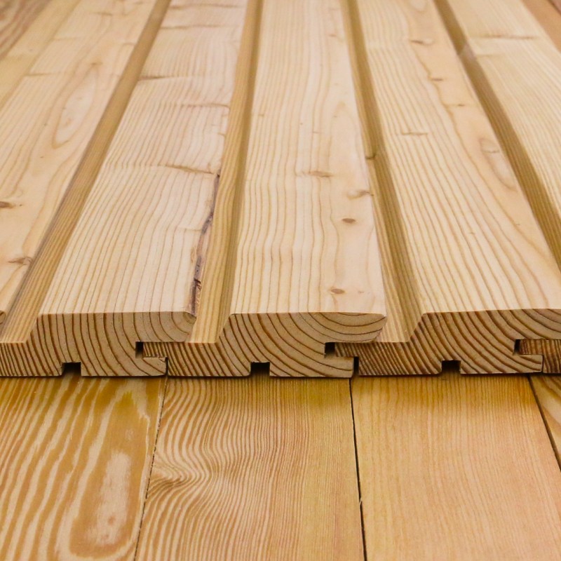 Fassadenprofil Trendliner, 27 x 96 mm, B/C Sortierung.