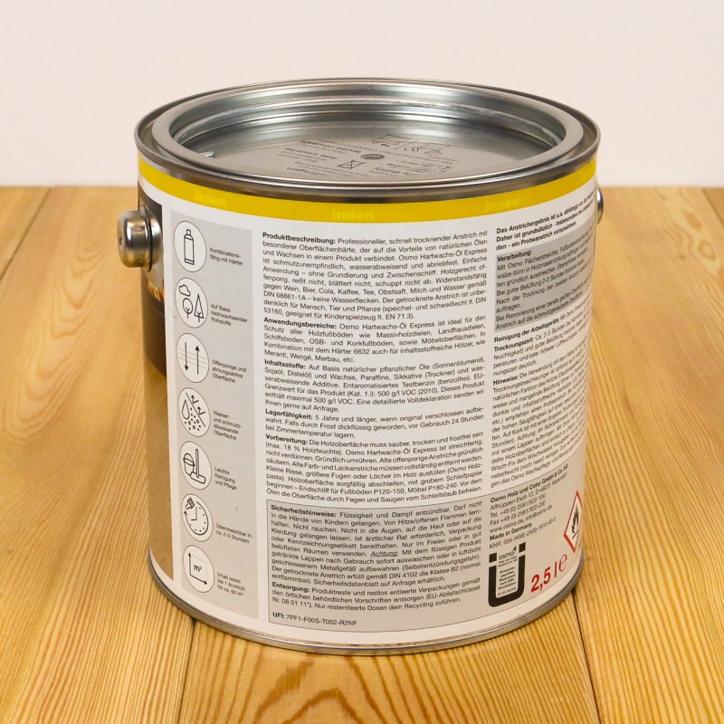 Osmo Nr. 3362 Hartwachs-Öl Express Мatt für Innen