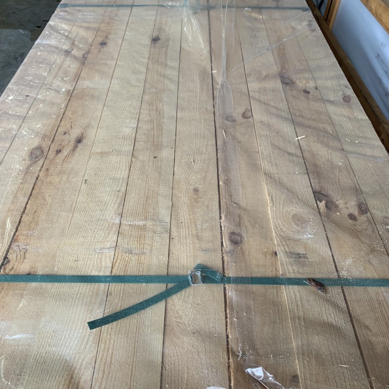 Rahmen aus Kiefer, sägerau, kammergetrocknet, 100 x 120 mm