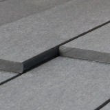 WPC Abschlussleiste 10 x 90 mm, Grau