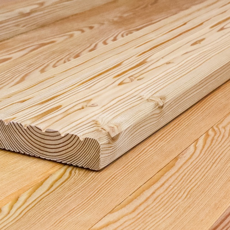 Terrassendielen grob I fein genutet, 27 x 142 mm, A/B Sortierung