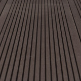 Bausatz, WPC Terrassendiele Massiv, 20 x 140 mm, glatt / fein, Dunkelbraun