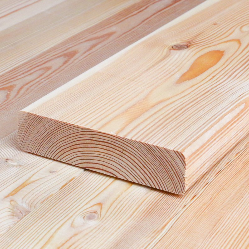 Bausatz Terrasse, Sibirische Lärche, glatt, 28 x 120 mm, B/C Sortierung