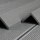 WPC Abschlussleiste 52 x 52 mm, Grau