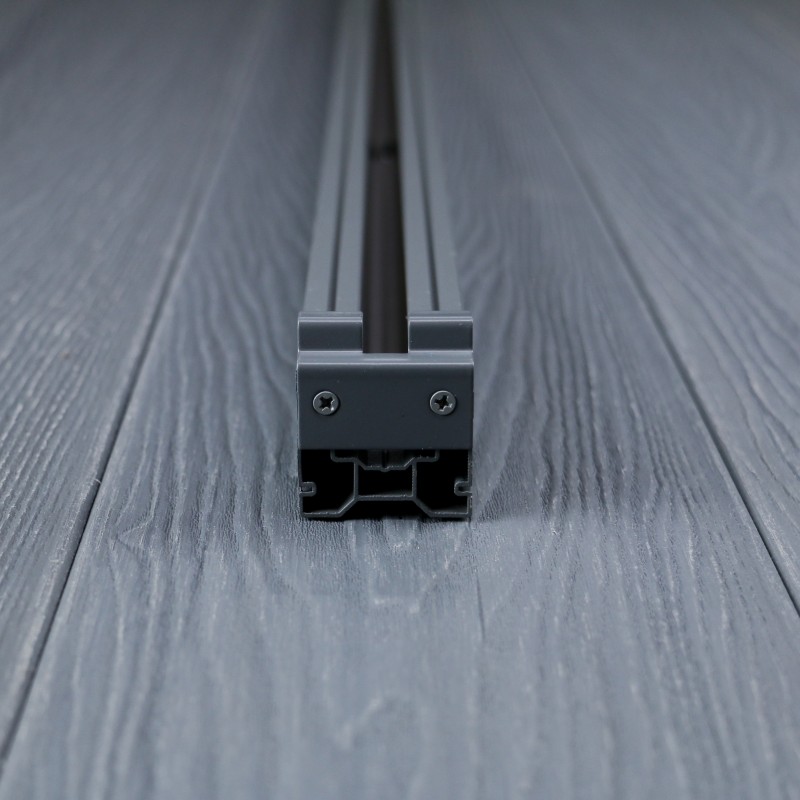 Bausatz, FeelingWood WPC Terrassendielen mit Klick-System, Grau