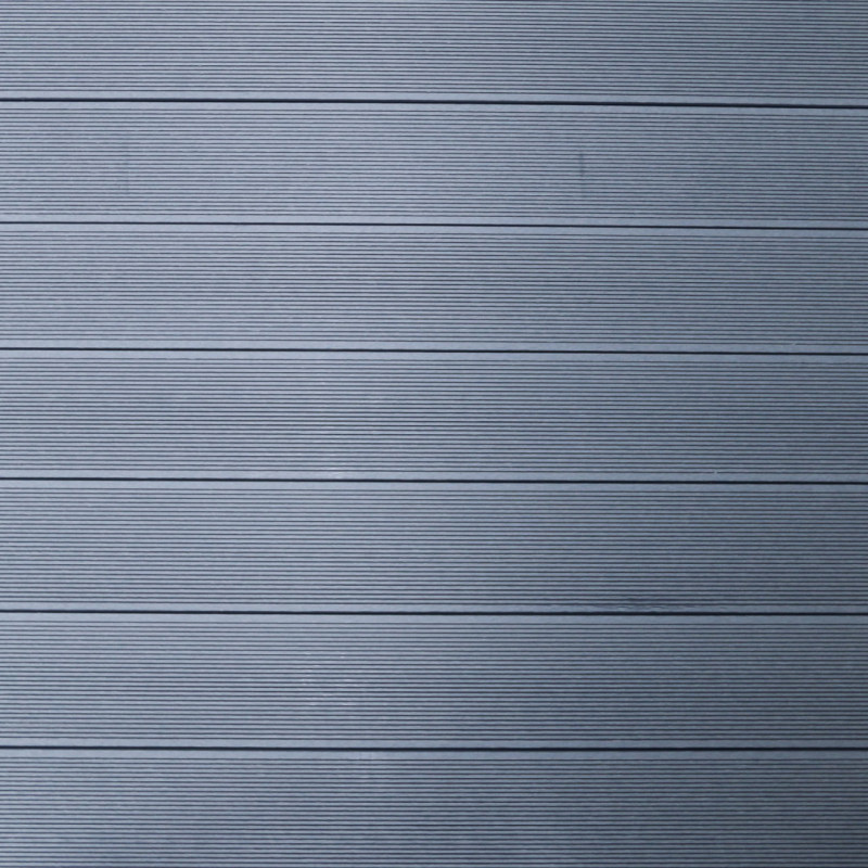 Bausatz, WPC Terrassendiele, Hohldiele, 24 x 146 mm, grob / fein, Grau