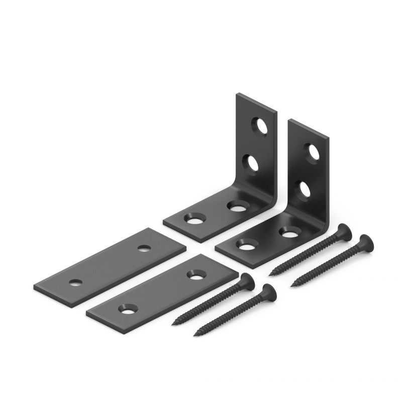 Montagezubehör, für Stahlrohre mit Metallfuß