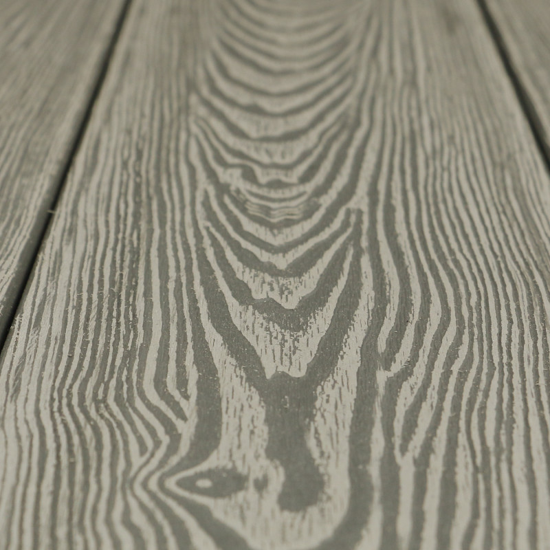 WPC Seitendiele in Holzoptik, 25 x 142 mm, Wellenstruktur, Eiche