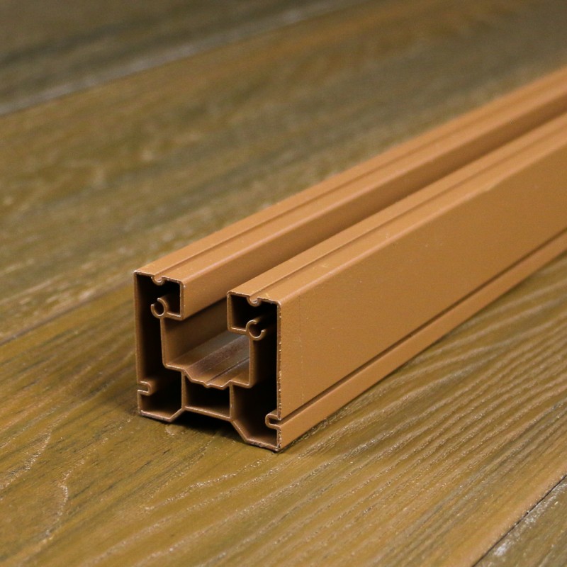 FeelingWood Aluminiumprofil Klick-System 35 x 38, Teak