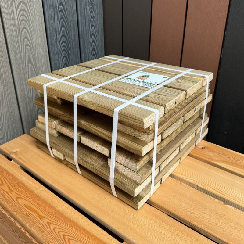 Hochbeet "Atrium", Quadratischer Pflanzkübel, aus nordischem Kiefernholz