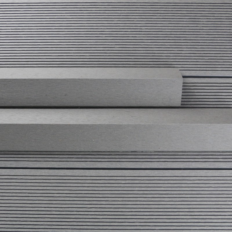 WPC Abschlussleiste 52 x 52 mm, Grau