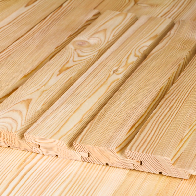 Fassadenprofil Trendliner, 27 x 96 mm, A/B Sortierung.