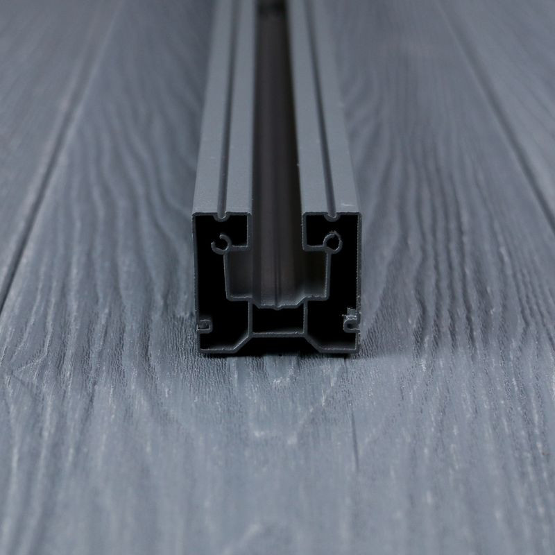 FeelingWood Aluminiumprofil Klick-System 35 x 38, Grau