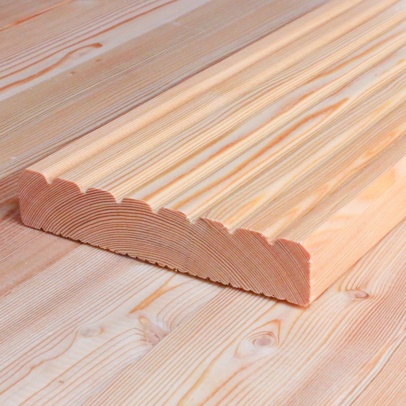 Terrassendielen grob I fein genutet, 27 x 142 mm, A/B Sortierung