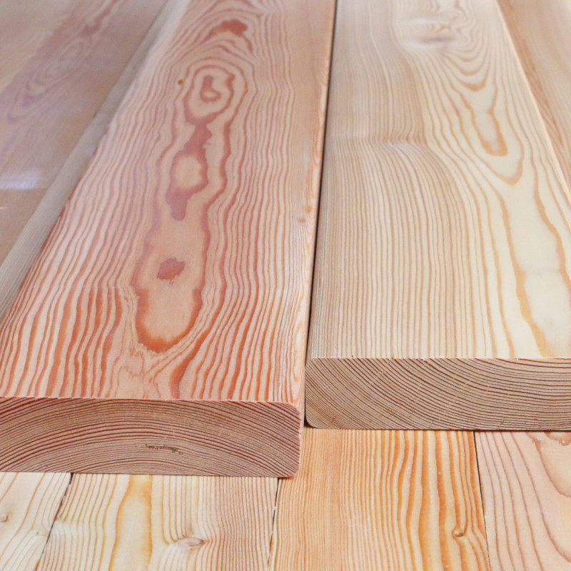 Bausatz Terrasse, Sibirische Lärche, glatt, 28 x 120 mm, A/B Sortierung