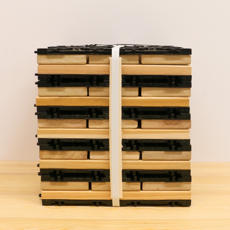 Holzfliesen, Balkon- und Terrassenfliesen, 3 GP, 310 x 310 mm, A Sortierung