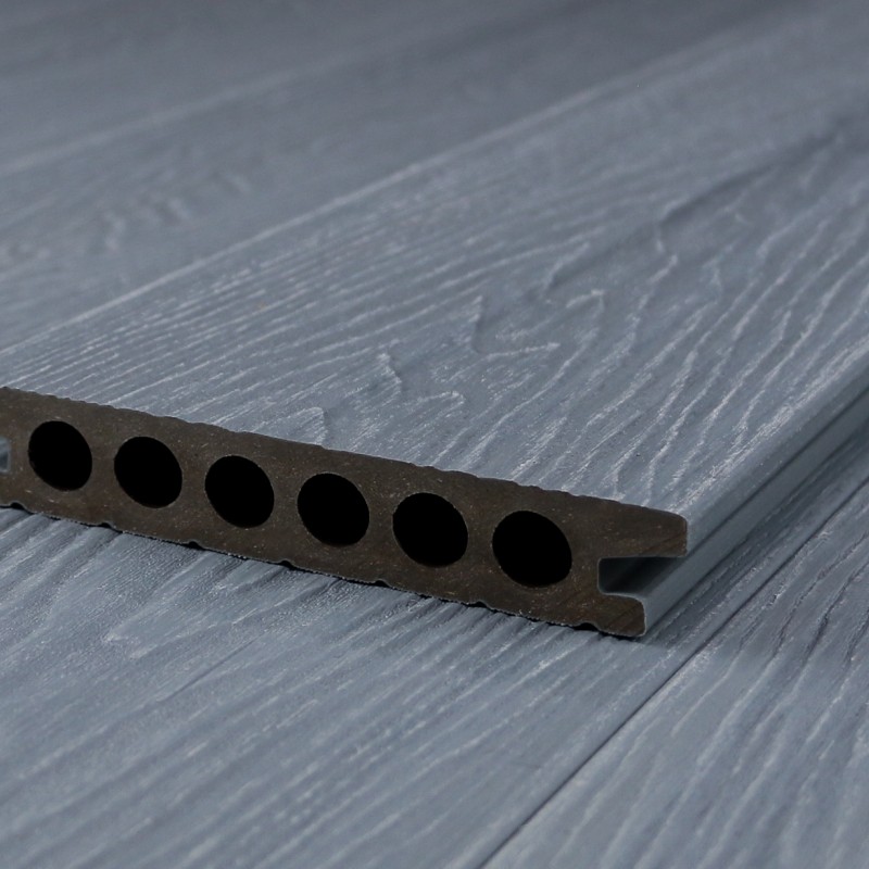 Bausatz, FeelingWood WPC Terrassendielen mit Klick-System, Grau