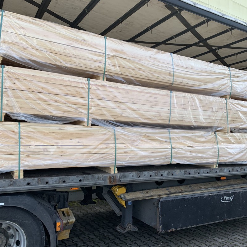 Rahmen aus Kiefer, sägerau, kammergetrocknet, 100 x 120 mm