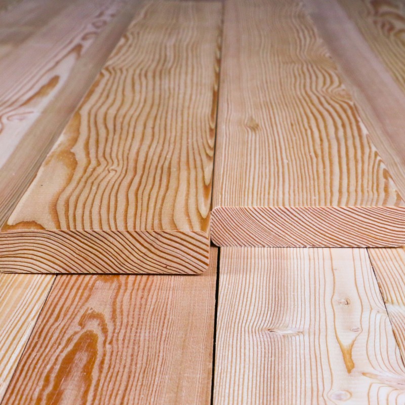 Terrassendielen glatt, 28 x 140 mm, A/B Sortierung