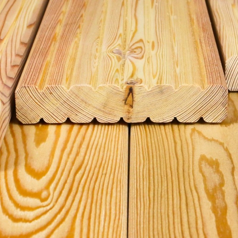 Terrassendielen grob genutet, 27 x 142 mm, C Sortierung