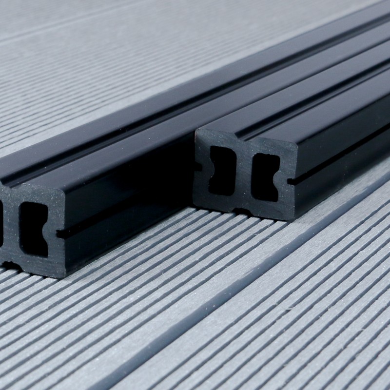 WPC-Unterkonstruktion 30 x 40 mm, Dunkelgrau