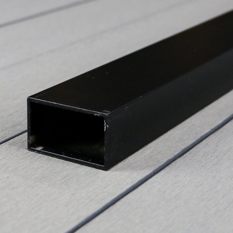 Aluminium Unterkonstruktion 30 x 50 mm, Stärke 2 mm, Schwarz