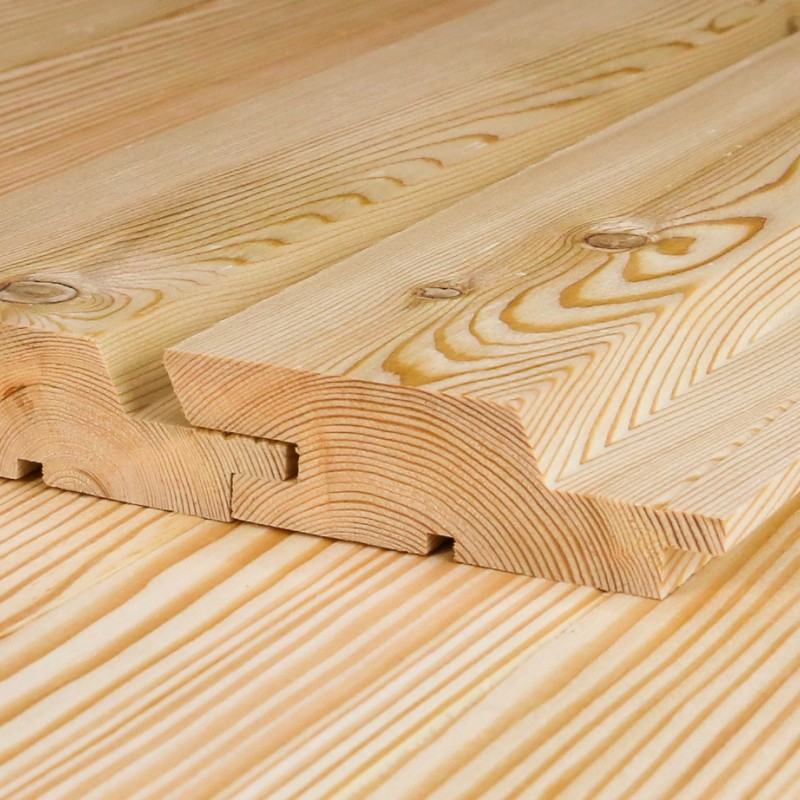 Fassadenprofil Trendliner, 27 x 96 mm, B/C Sortierung.