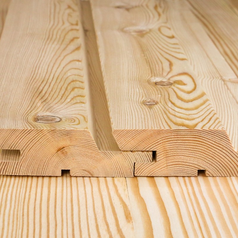 Fassadenprofil Trendliner, 27 x 96 mm, B/C Sortierung.