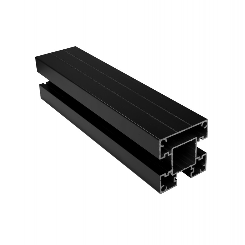Alu-Pfosten 70 x 70 mm, Schwarz
