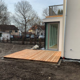 Bausatz Terrasse, Sibirische Lärche, grob genutet, 27 x 142 mm, B/C Sortierung