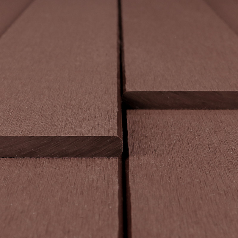 WPC Abschlussleiste 10 x 90 mm, Braun